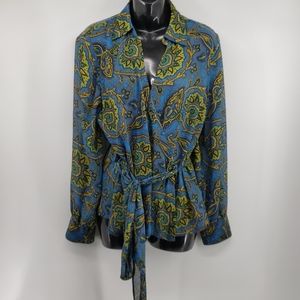 Evan Picone Wrap Blouse. Purchased but wrong color for me
